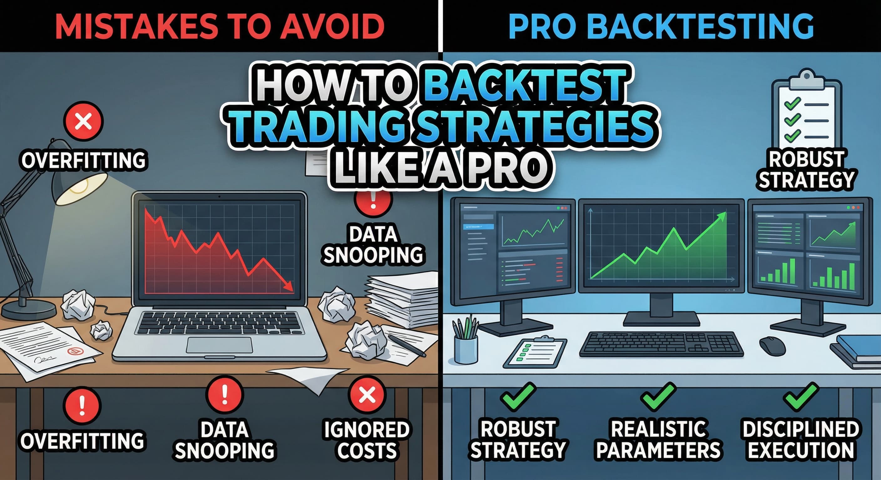 How to Backtest Trading Strategies Like a Pro β Avoid These 7 Deadly Mistakes