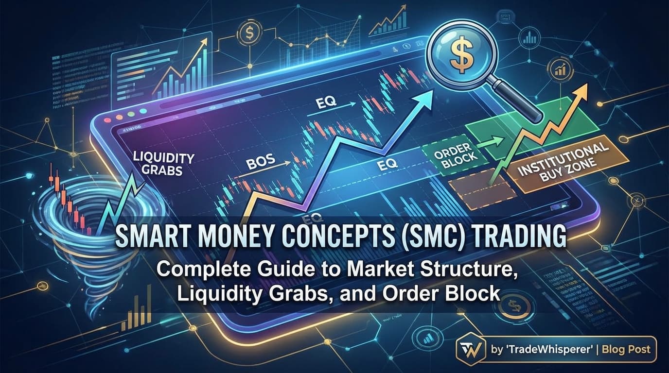 Smart Money Concepts (SMC) Trading β Complete Guide to Market Structure, Liquidity Grabs, and Order Blocks