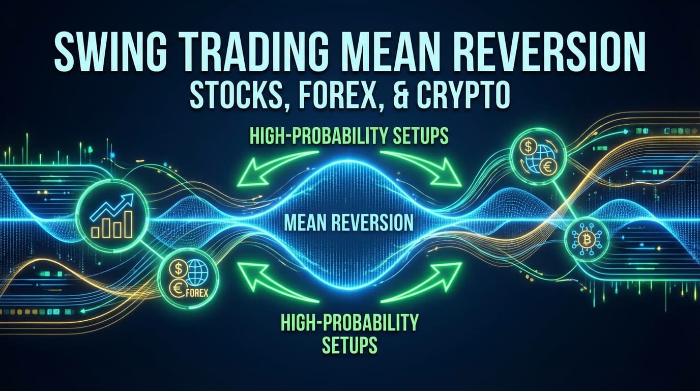 Swing Trading Mean Reversion — High-Probability Setups Across Stocks, Forex, and Crypto